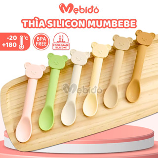 Thìa Ăn Dặm Silicon Muỗng Ăn Dặm Cao Cấp Hình Gấu Ăn Dặm Kiểu Nhật Và Truyền Thống - Shop Mẹ Bí Đỏ