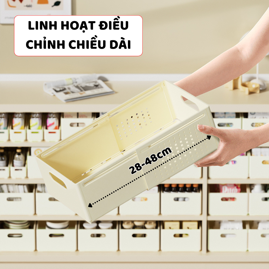 Khay Đựng Đồ ENODA HOME Điều Chỉnh Chiều Dài Linh Hoạt, Khay Nhựa Ngăn Kéo Đựng Đồ Dùng Bếp Đa Năng Q047 | BigBuy360 - bigbuy360.vn