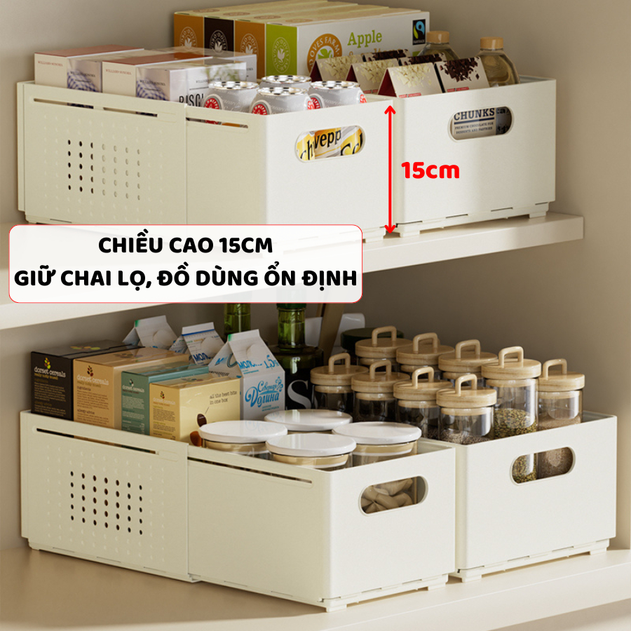 Khay Đựng Đồ ENODA HOME Điều Chỉnh Chiều Dài Linh Hoạt, Khay Nhựa Ngăn Kéo Đựng Đồ Dùng Bếp Đa Năng Q047 | BigBuy360 - bigbuy360.vn