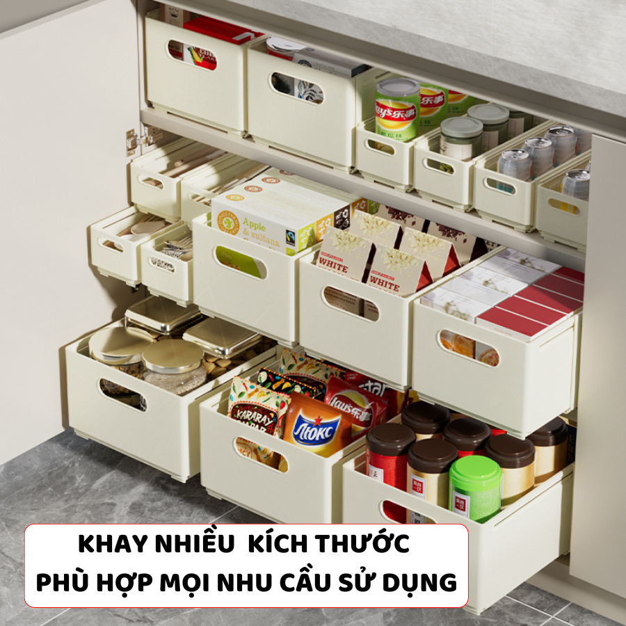 Khay Đựng Đồ ENODA HOME Điều Chỉnh Chiều Dài Linh Hoạt, Khay Nhựa Ngăn Kéo Đựng Đồ Dùng Bếp Đa Năng Q047 | BigBuy360 - bigbuy360.vn