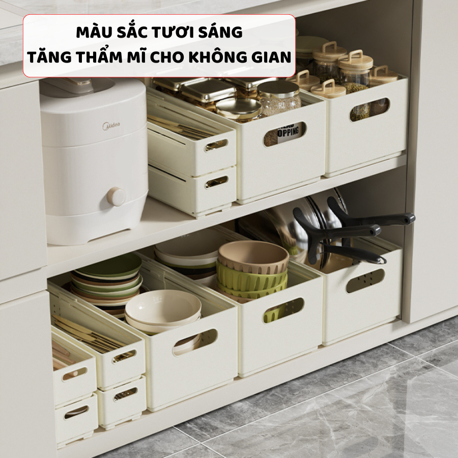 Khay Đựng Đồ ENODA HOME Điều Chỉnh Chiều Dài Linh Hoạt, Khay Nhựa Ngăn Kéo Đựng Đồ Dùng Bếp Đa Năng Q047 | BigBuy360 - bigbuy360.vn