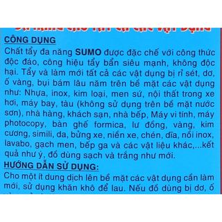 Chất tẩy đa năng SUMO 350g 700g