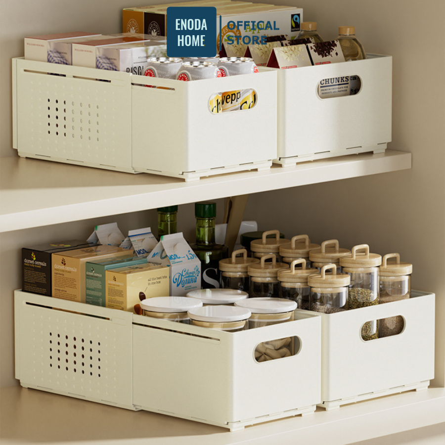 Khay Đựng Đồ ENODA HOME Điều Chỉnh Chiều Dài Linh Hoạt, Khay Nhựa Ngăn Kéo Đựng Đồ Dùng Bếp Đa Năng Q047 | BigBuy360 - bigbuy360.vn