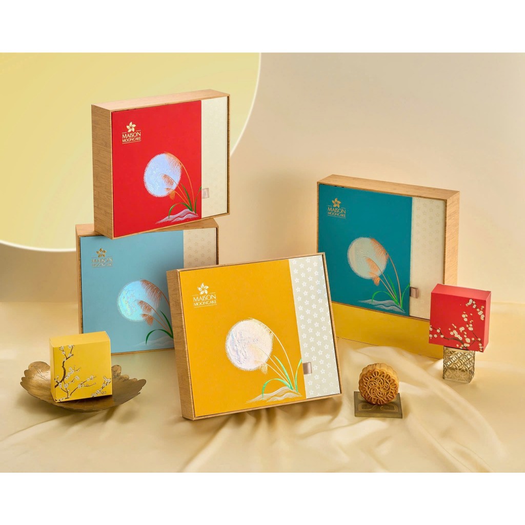 Bánh Trung Thu Maison Mooncake- Hộp Hân Hoan 2( 4 bánh nướng 80gr)