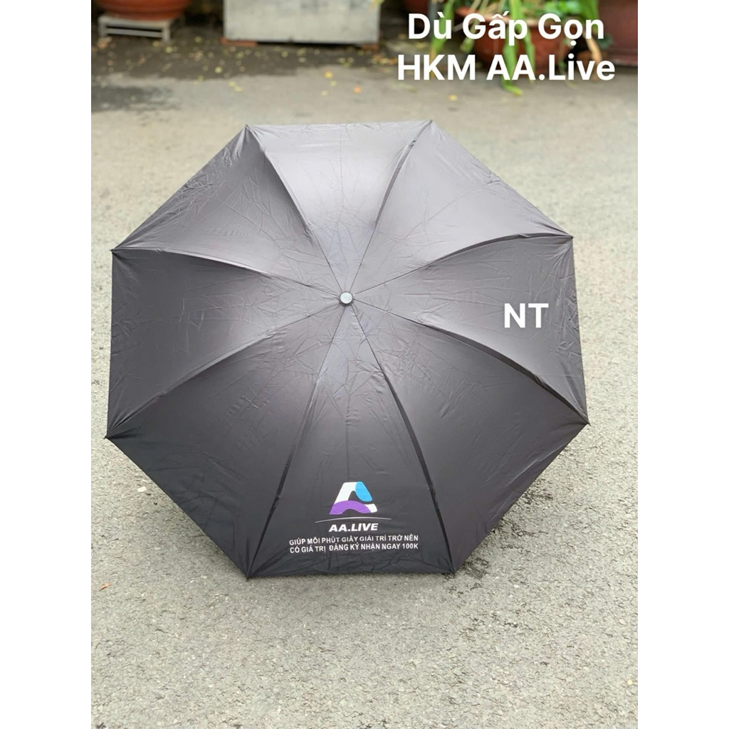 Dù Gấp Gọn 8 Nan Chắc Chắn ( HKM AA.LIVE )