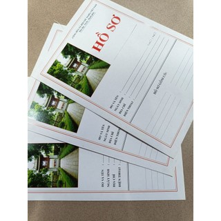 set 5 bộ hồ sơ xin việc, túi hồ sơ