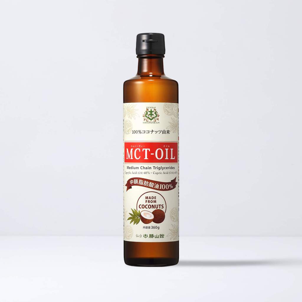 Dầu dừa MCT oil, Dầu MCT OIL Sendai Nhật Bản, nguồn chất béo hữu cơ đốt mỡ hỗ trợ giảm cân, chai 360