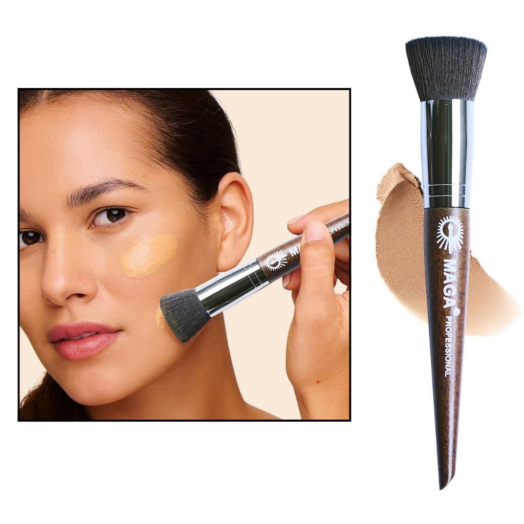 Cọ Tán Kem Nền Tạo Khối Bronzer Má Hồng Kem Form Đầu Ngang MAGA Buffer Brush 20