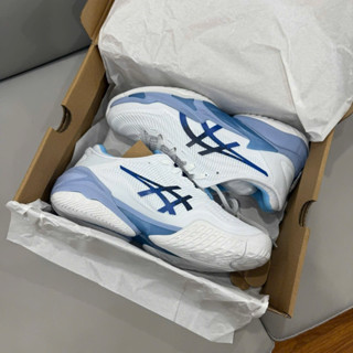 [ Hàng Sẵn ] Giày thể thao FF3 chơi pickleball,tennis màu trắng xanh đại dương bản cao cấp