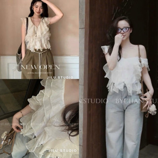  JILU STUDIO - ÁO BÈO TRỄ VAI CHẤT TƠ BỒNG BỀNH LÓT ÁO CHẤT ZIP Ạ 