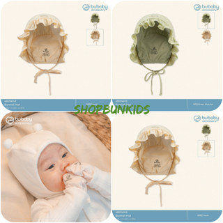  Mũ Bu baby vải vừa thu đông có tai bông ngộ nghĩnh bé trai bé gái  phụ kiện sơ sinh BU 