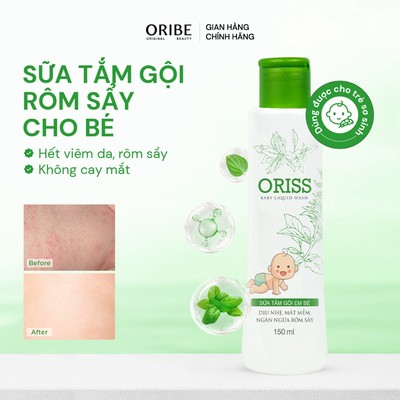 Sữa tắm gội hằng ngày cho bé dịu nhẹ không cay mắt Oribe (chai 150ml)