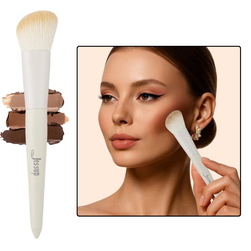 Cọ Trang Điểm Tán Má Hồng Kem, Tạo Khối Jessup Makeup Brush - Đầu Xéo,Lông Tổng Hợp Mềm Mại