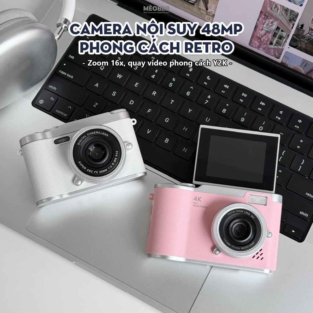 [Tặng thẻ nhớ] Máy ảnh kĩ thuật số digital CCD Play Camera - quay, chụp vintage, nhỏ gọn phong cách Children Y2K by MeoB | BigBuy360 - bigbuy360.vn