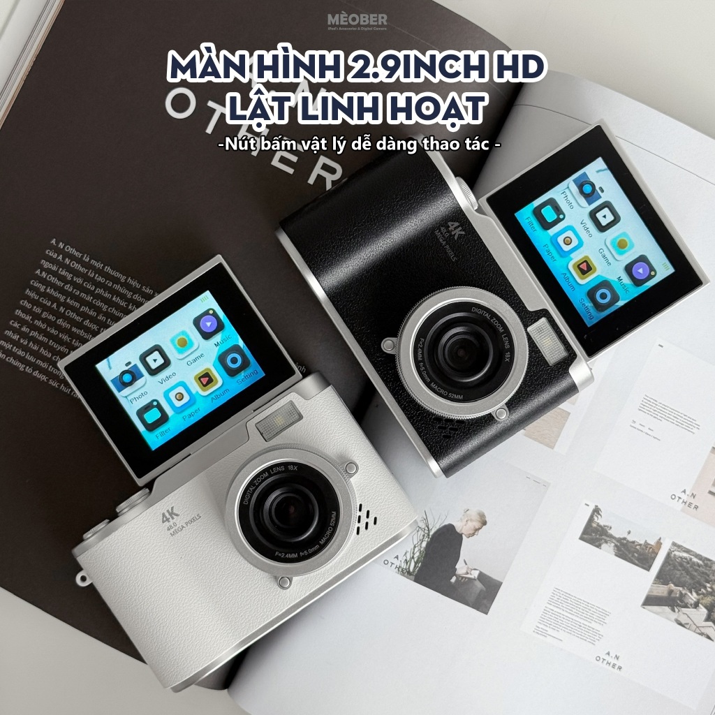 [Tặng thẻ nhớ] Máy ảnh kĩ thuật số digital CCD Play Camera - quay, chụp vintage, nhỏ gọn phong cách Children Y2K by MeoB | BigBuy360 - bigbuy360.vn