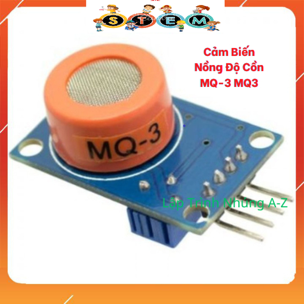 [Stem A-Z][G1] Cảm Biến Nồng Độ Cồn MQ-3 MQ3
