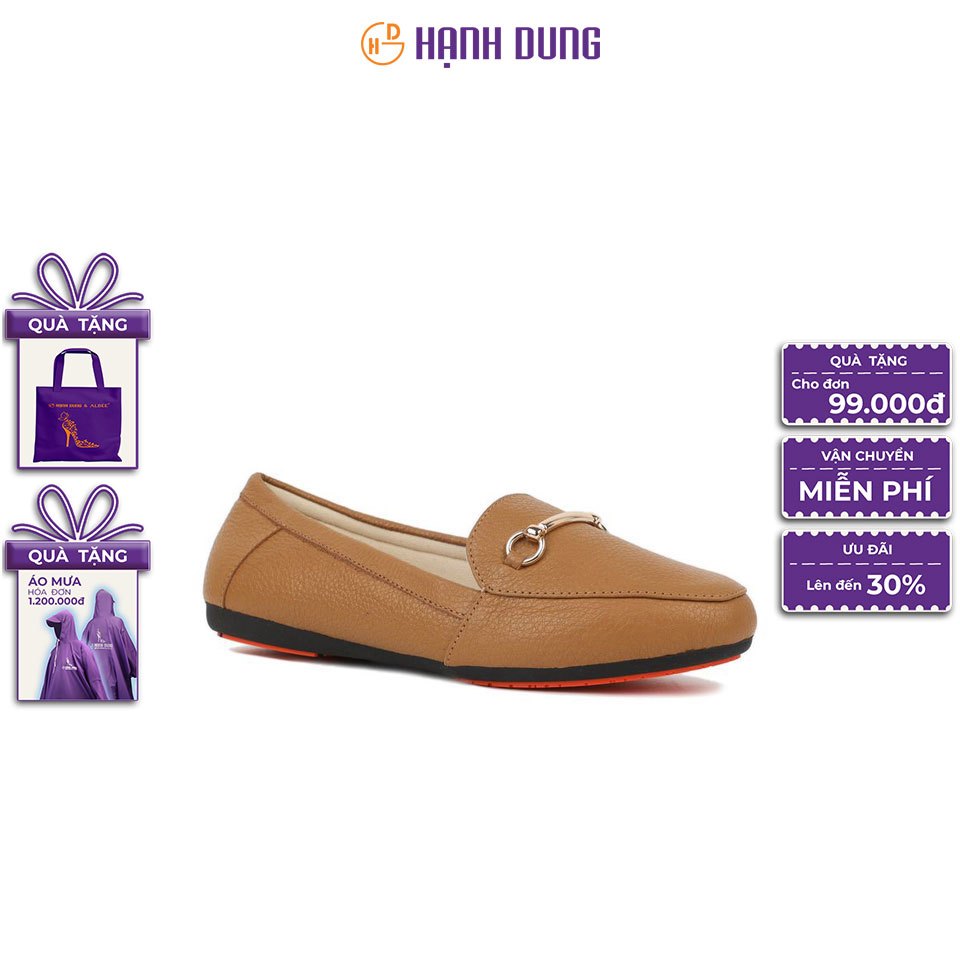 [HCM] Giày Búp Bê Hạnh Dung Khóa ngang HD2219AX ( Xám - Đen - Kem - Trắng - Bò )