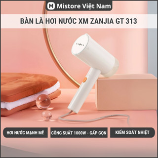 Bàn là hơi nước XM zanjia GT 313 gấp gọn, bàn ủi hơi nước cầm tay công suất 1000W