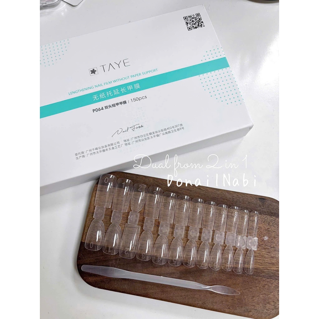 móng dual form taye, móng cao cấp Móng úp TAYE(p064) làm dual form, móng làm dual form mr nail, móng