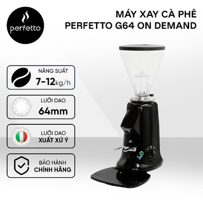 Máy xay cà phê On Demand Perfetto G64 – Điều chỉnh độ mịn – Cho quán cà phê chuyên nghiệp