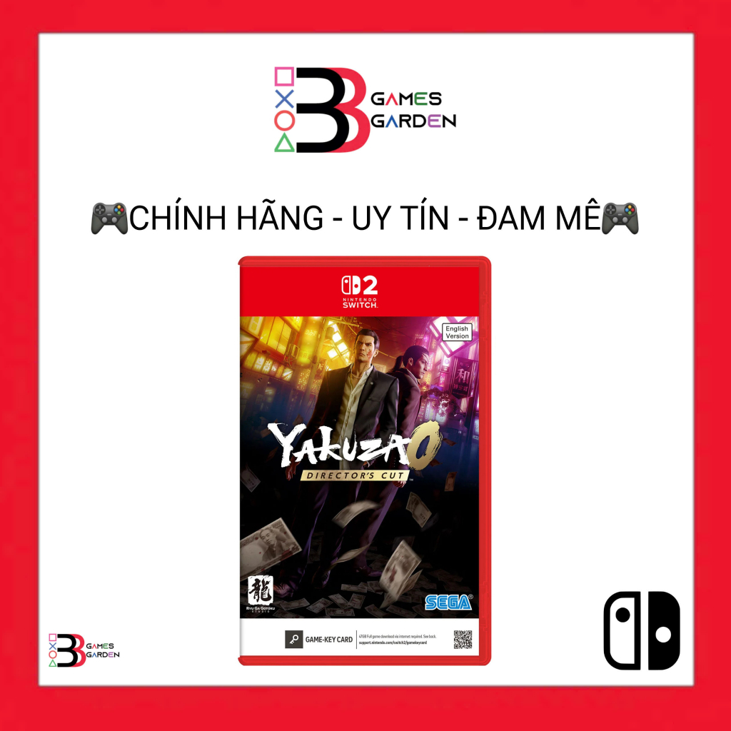 GAME NINTENDO SWITCH 2 YAKUZA 0 DIRECTOR'S CUT