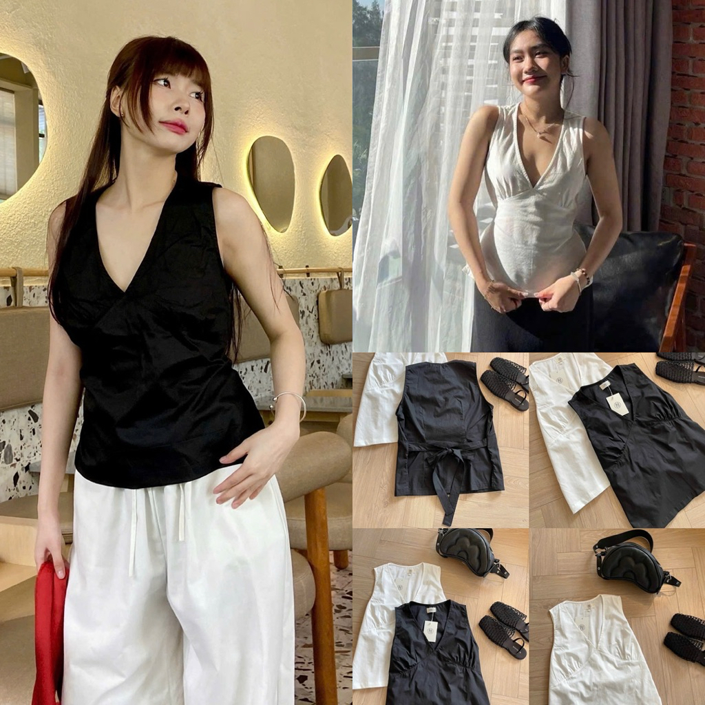 ÁO THUN CROPTOP NƠ LƯNG