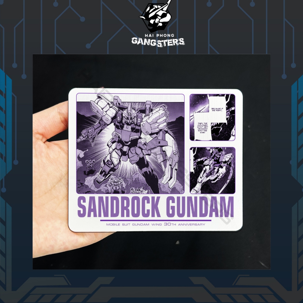 [Đặt hàng ib]WGX2 - Sandrock custom gundam (Series Base Wing Gundam) -  base mica cho GUNDAM