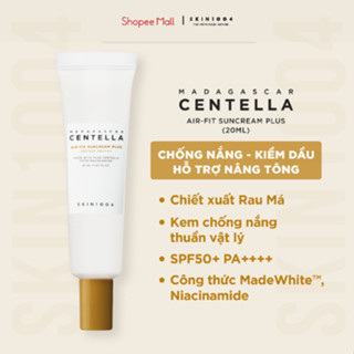 Kem chống nắng Travel Size Skin1004 Madagascar Centella Air-Fit SunCream Plus SPF50+PA++++  20ml