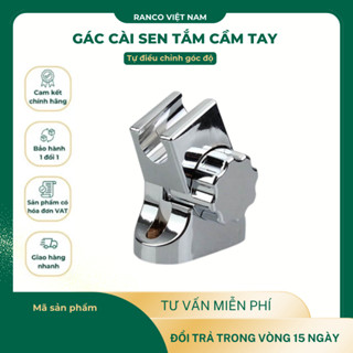  Đế cài sen tắm gác cài giá đỡ vòi sen RANCO chất liệu nhựa ABS mạ chrome không gỉ sét KT - 603 