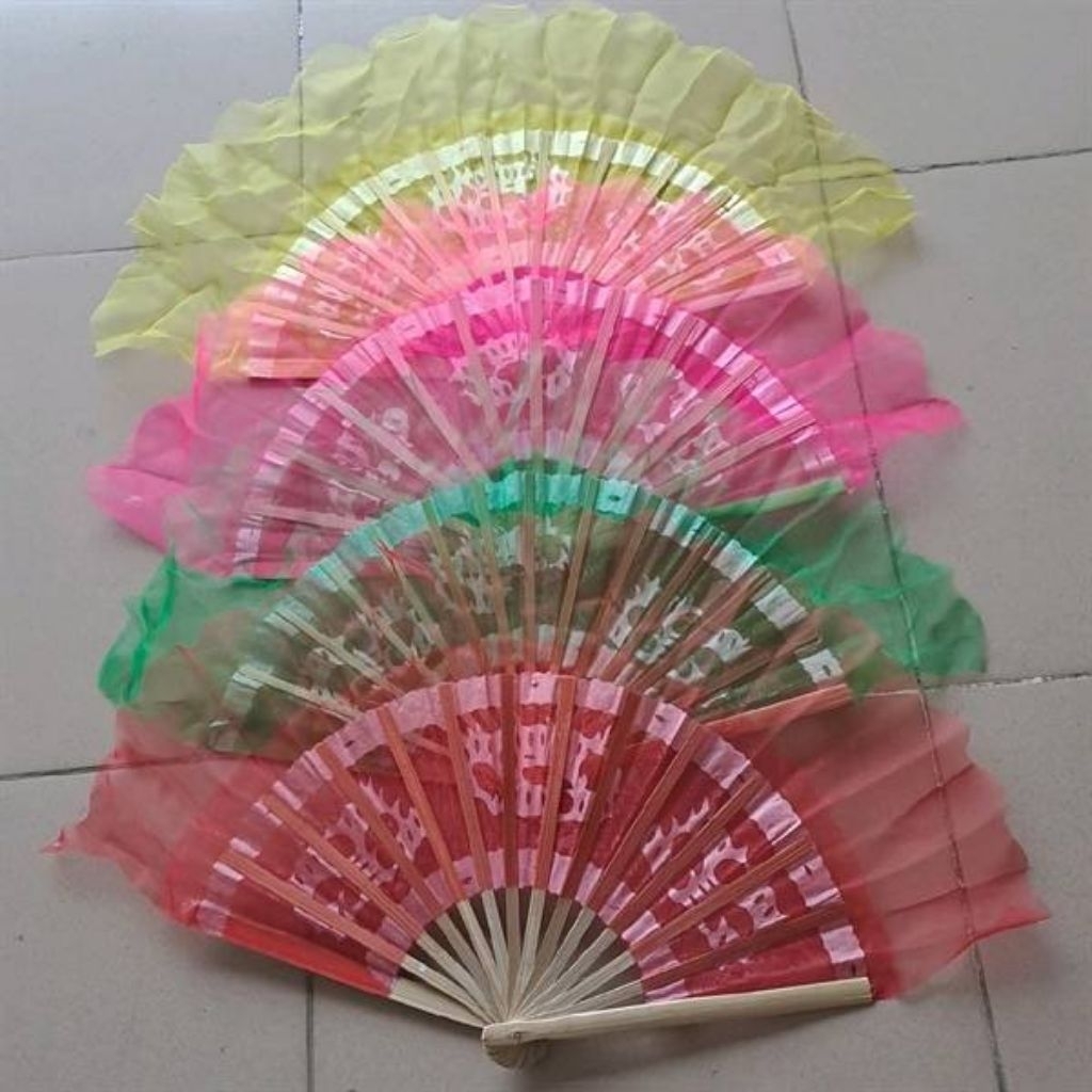 quạt voan múa 1 chiếc giá rẻ