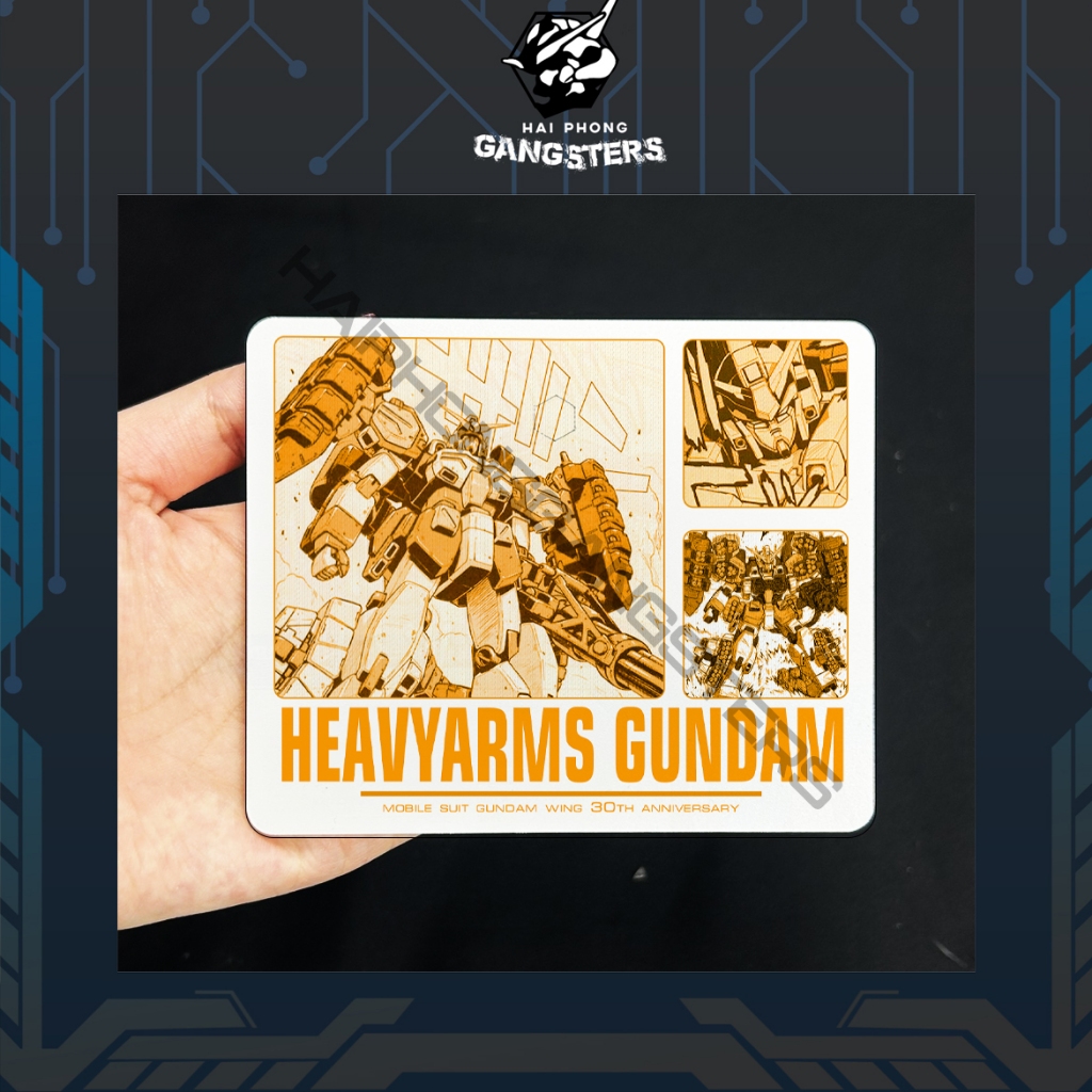 [Nhắn shop trước]WGX5 - Heavyarms gundam (Series Base Wing Gundam) -  base mica cho GUNDAM