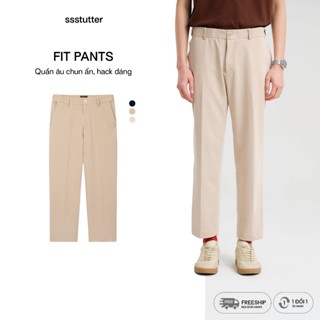 Quần âu ống đứng cạp chun ẩn nam SSSTUTTER quần tây tôn dáng đi học đi chơi đi làm FIT PANTS