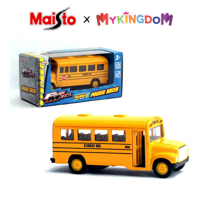 Đồ Chơi MAISTO Mô Hình Xe Hơi Trớn Xe Buýt Đưa Đón Học Sinh 17056/MT21001