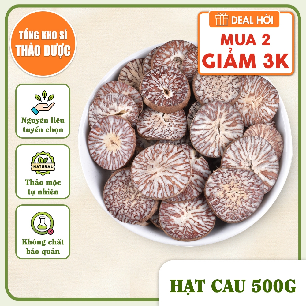 Hạt cau khô 500g, binh lang, hạt cau già, thơm, sạch - Tổng Kho Sỉ Thảo Dược