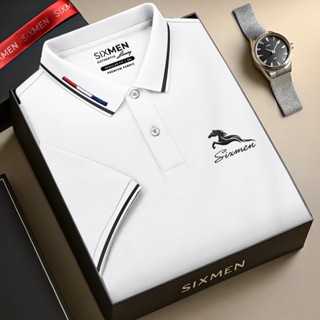 Áo polo nam MÃ ĐÁO THÀNH CÔNG [Tặng hộp gói quà] Vải FeelMax Phom chuẩn, Sang trọng - SIXMEN