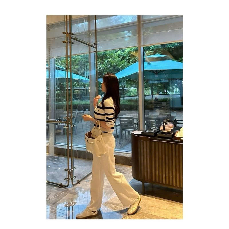 Áo Len Cardigan Nữ Dệt Tăm Kẻ Sọc  Form Rộng Dài Tay, Chất Len Mềm Mịn – Phong Cách Hàn Quốc TH08 | BigBuy360 - bigbuy360.vn