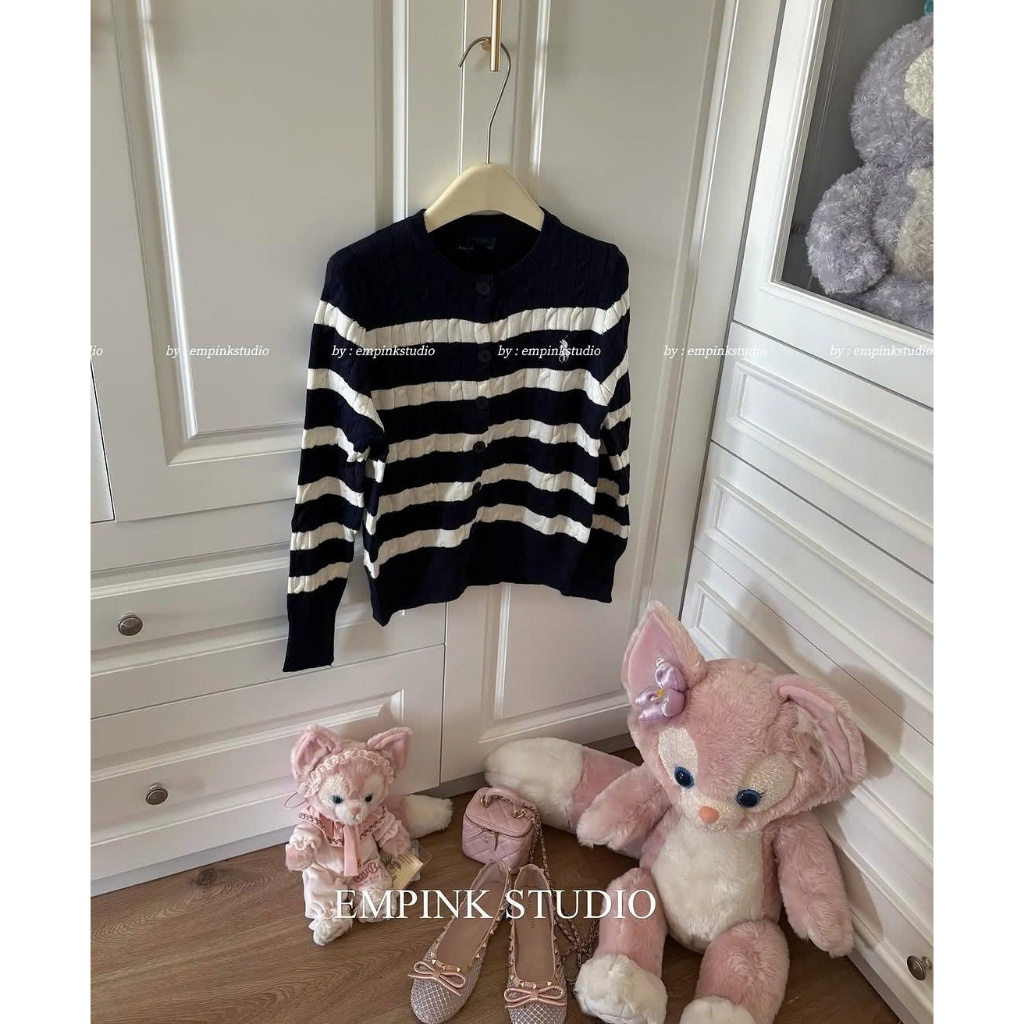 Áo Len Cardigan Nữ Dệt Tăm Kẻ Sọc  Form Rộng Dài Tay, Chất Len Mềm Mịn – Phong Cách Hàn Quốc TH08 | BigBuy360 - bigbuy360.vn