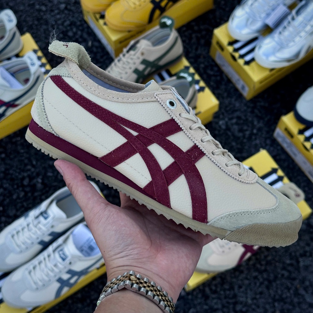 Giày Onitsuka Tiger MEXICO 66 SD BEIGE/BEET JUICE