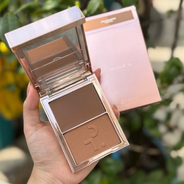 Bảng khối phấn và kem PATRICK TA creme contour & powder bronzer