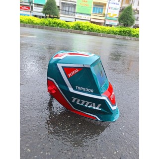[ mẫu mới] NÓN HÀN ĐIỆN TỬ TOTAL TSP9306 - mặt nạ hàn tự động vùng quan sát 92×42mm, có chức năng mài nghiền