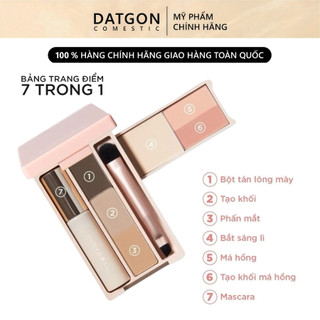   HOẢ TỐC  Bảng Trang Điểm Đa Năng JUDYDOLL 7 Trong 1 - Tạo Khối Má Hồng Phấn Mắt Mascara Bắt Sáng Makeup JUDY19 