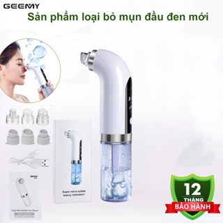 Máy hút mụn cao cấp kèm 6 đầu hút, máy hút mụn cầm tay hút sạch mụn đầu đen, mụn cám, bã nhờn sử dụng pin sạc tiện lợi