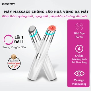 Máy Massage Mắt Cầm Tay Mini Giảm Quầng Thâm Nhức Mỏi Mờ Nếp Nhăn Chống Lão Hoá