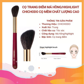 Cọ Trang Điểm Má Nhỏ Chichodo Và Hightlight Phấn Phủ Nhỏ