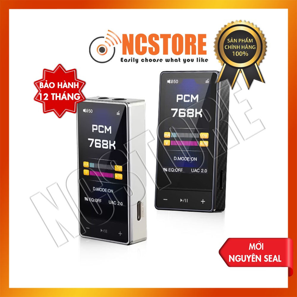 [NC] Portable DAC/AMP FIIO QX13 | Chip DAC ESS 8-channel ES9027PRO | Type C | Cáp chuyển đổi âm than