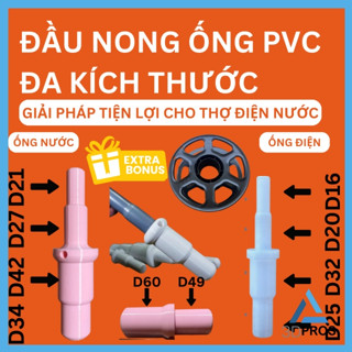  Đầu nong ống PVC đa kích thước 3,4 Trong 1 ống điện nước 21,27,34,42,49,60 – giải pháp loe măng xông in 3D- 3dpros 