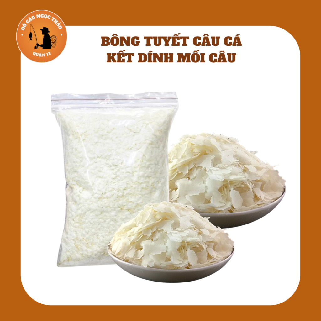 Bông Tuyết Câu Cá Làm Nhẹ Mồi, Giúp Mồi Tơi Xốp, Tăng Độ Bung - Dùng Câu Đài
