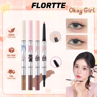   FLORTTE  Bút chì Aegyo-sal hai đầu makeup kẻ bọng mắt FLORTTE Mesmerizing Princess  4 Màu  