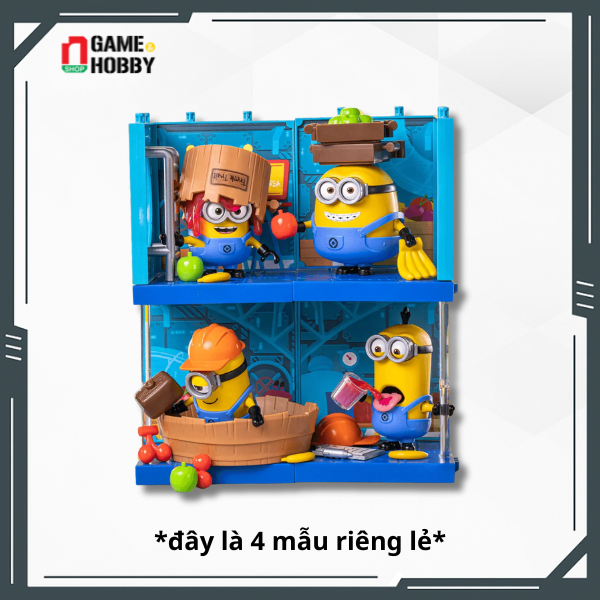 MÔ HÌNH LẮP RÁP BLOKEES PRECOOL MINIONS JELLY FACTORY SERIES CHÍNH HÃNG BLOKEES