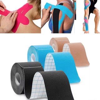 [XK50]Băng keo thể thao dán cơ căng cơ phòng chấn thương loại cắt sẵn precut đủ màu
